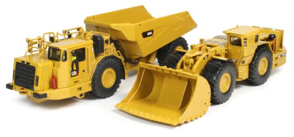 Cat AD60 Underground Haul Truck and R3000H Loader