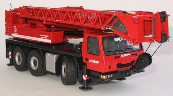 Grove GMK3055 mobile crane in "Scholpp" livery