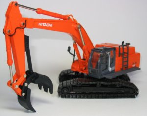 Hitachi Zaxis 450 with grapple