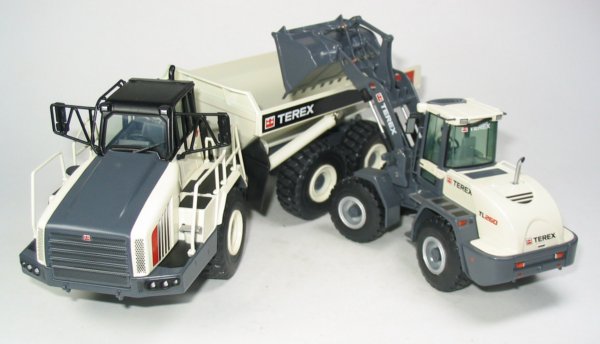 Terex TA40 Articulated Dumptruck and TL260 Wheel Loader