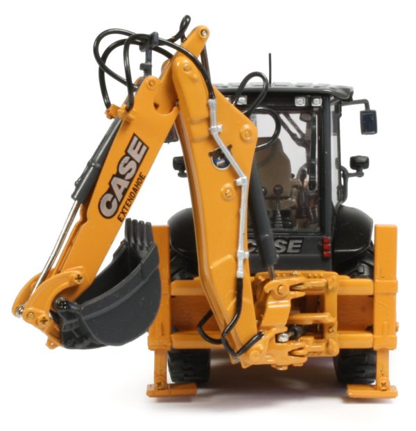 Case 580 ST UNIVERSAL HOBBIES 1:50 Yellow UH 8079 Front Shovel and Back Hoe 
