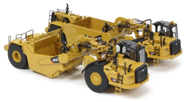 Cat 631K Scraper and 637K Coal Scraper
