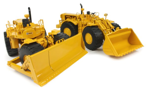 Caterpillar 834 Wheel Dozer and 988 Wheel Loader