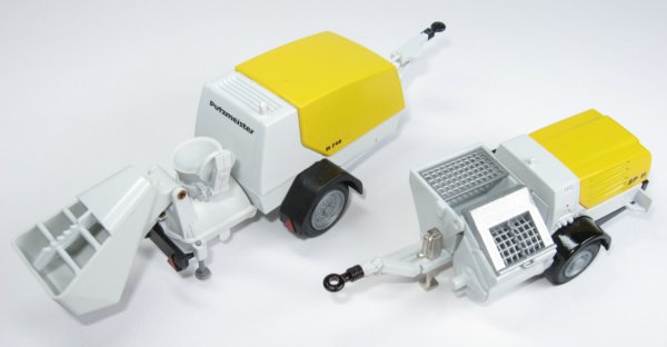 Putzmeister SP11 and M740 Mortar Pumps