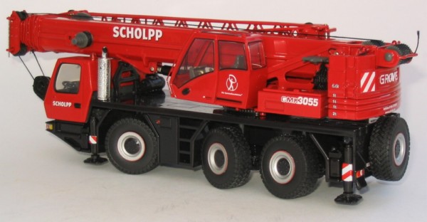 Grove GMK3055 mobile crane in "Scholpp" livery
