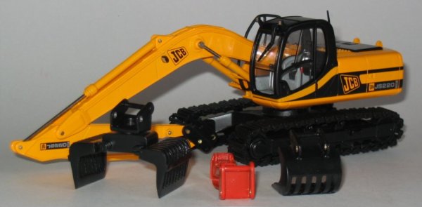 JCB JS220 with attachments