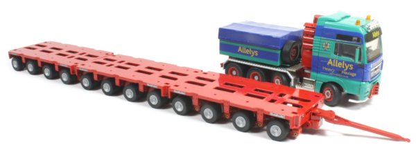 MAN TGX XXL with Goldhofer 16-axle Girder Trailer - Allelys
