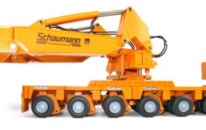 MAN TGA Tractor with Goldhofer 16 axle Girder Trailer