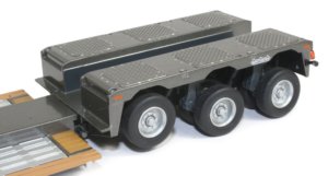 MAN TGX with Nooteboom 3-axle Pendel-X Trailer