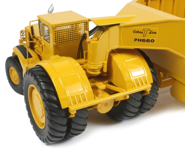 Caterpillar 660 with Athey bottom-dump coal hauler
