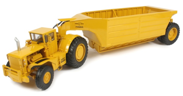 Caterpillar 660 with Athey bottom-dump coal hauler