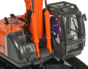コマツ ミニカー3点 Miniature Construction World - Hitachi ZX225USRK-3 Tracked