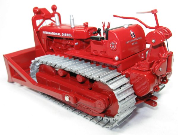 International TD24 Tracked Tractor with cable control and blade