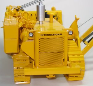International Harvester TD25 tractor with side boom