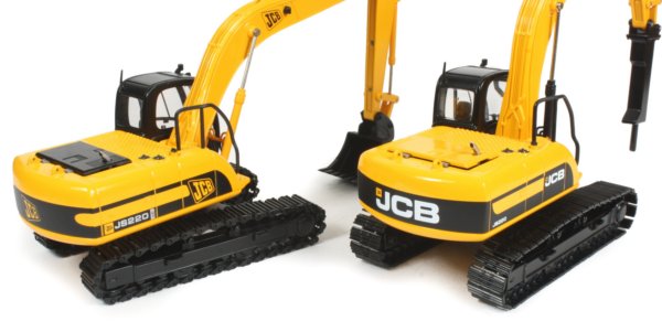 JCB JS220 with hammer
