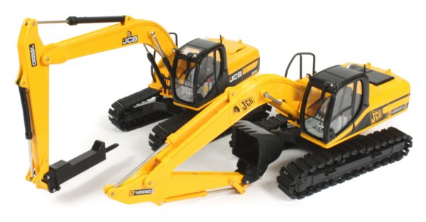 JCB JS220 with hammer and bucket