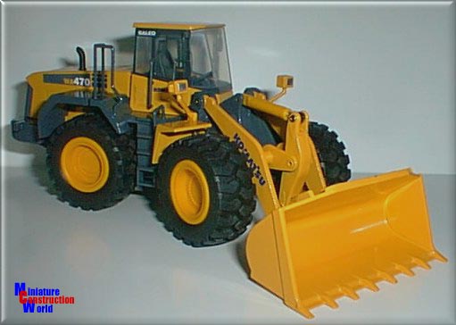Miniature Construction World - Komatsu WA470-5 Wheeled Loader
