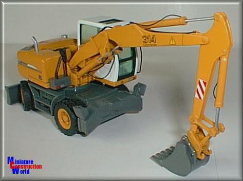 Liebherr A314 Wheeled Excavator by NZG