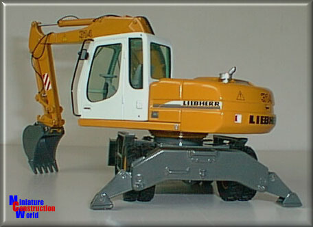 Liebherr A314 Wheeled Excavator by NZG