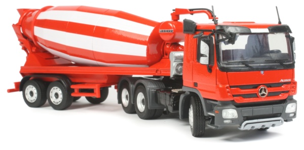 Mercedes Actros Tractor with Liebherr HTM1204 concrete mixer trailer