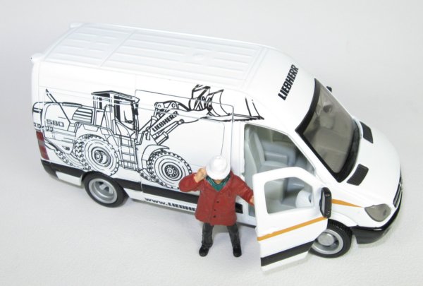 Mercedes Service Van in Liebherr livery