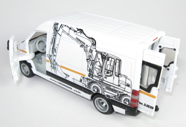 Mercedes Service Van in Liebherr livery