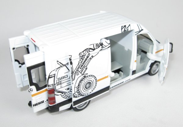 Mercedes Service Van in Liebherr livery