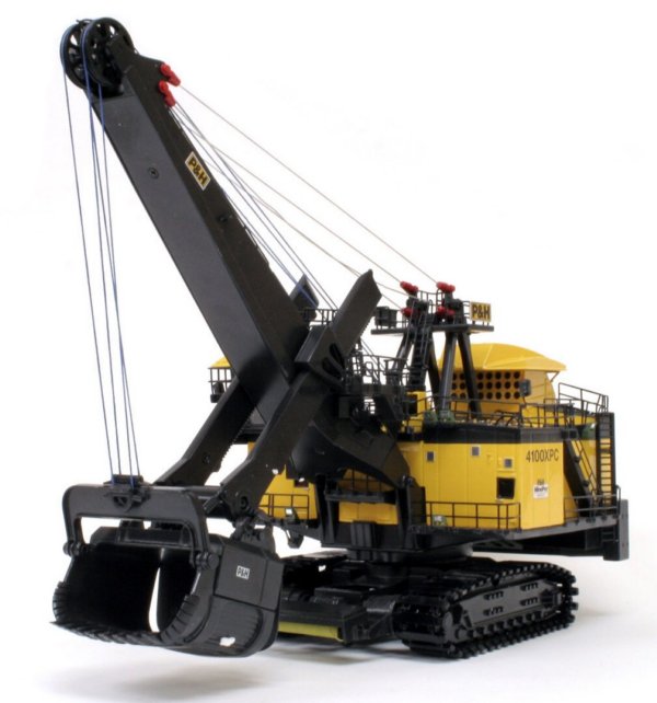 Miniature Construction World - P&H 4100XPC Rope Shovel