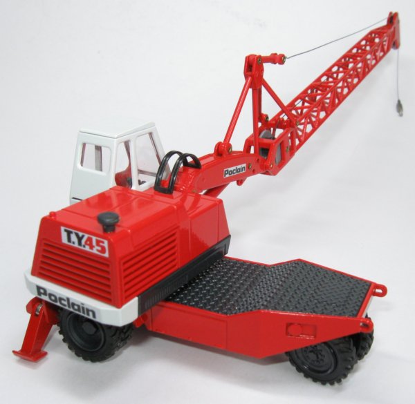 Poclain TY45 with lattice crane boom
