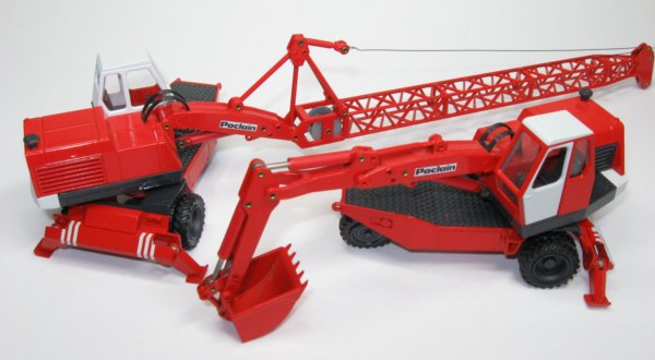 Poclain TY45 excavator and TY45 crane