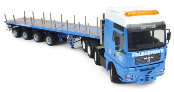 MAN TGA 8x4 with Nooteboom 3XL Teletrailer