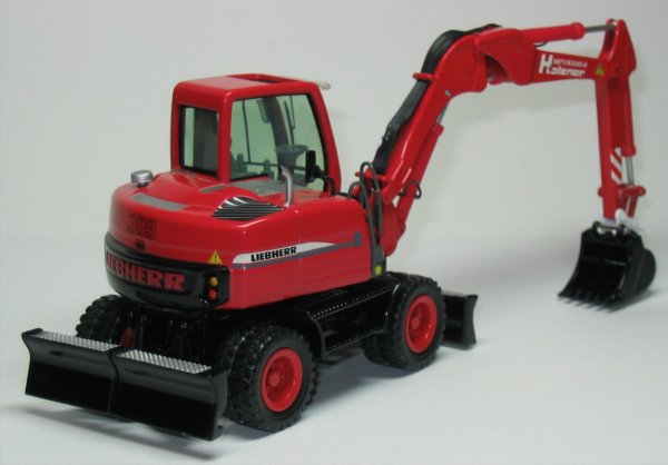 Liebherr A309 Wheeled Excavator in "Holzner" livery