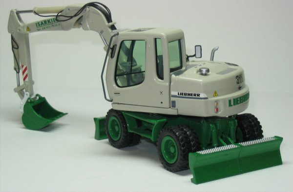 Liebherr A311 Wheeled Excavator in "Isarkies" livery