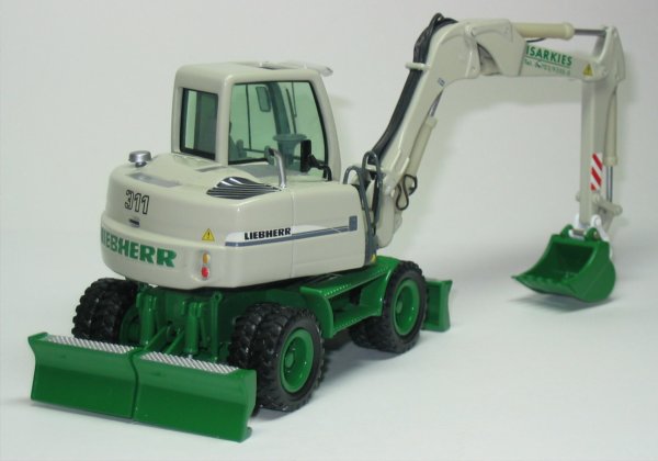 Liebherr A311 Wheeled Excavator in "Isarkies" livery