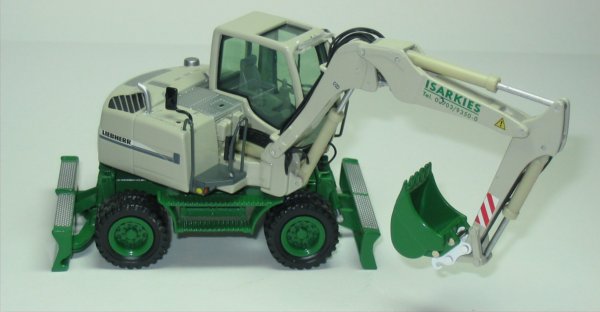 Liebherr A311 Wheeled Excavator in "Isarkies" livery