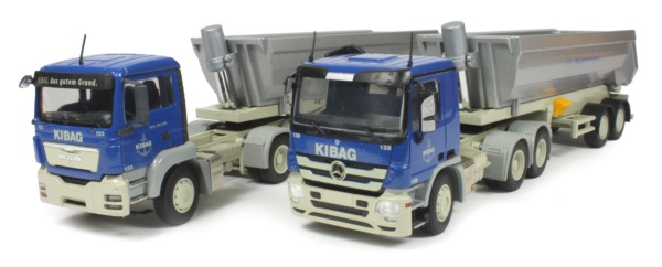 MAN TGS with Kogel tipping trailer