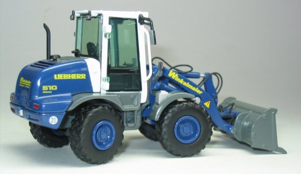 Liebherr L510 wheel loader in "Winkelmaier" livery