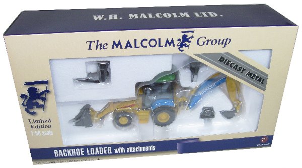 Komatsu WB146 Backhoe in "Malcolm" livery