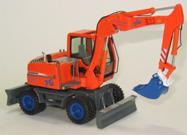 Liebherr A311 wheeled excavator