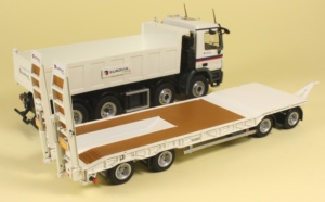 Actros 8x4 with Nooteboom ASD Trailer
