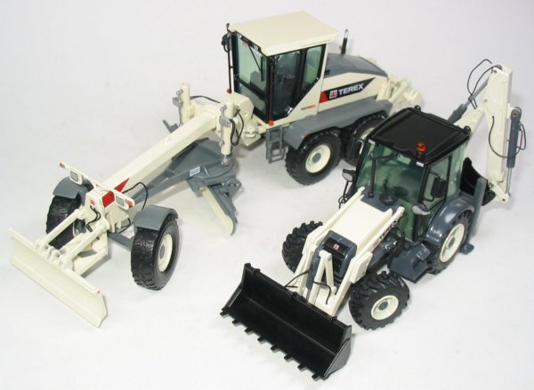 Terex TG190A Grader and 860SX Backhoe Loader