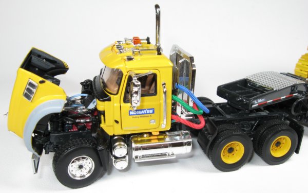 Mack Granite Tractor with Talbert low loader