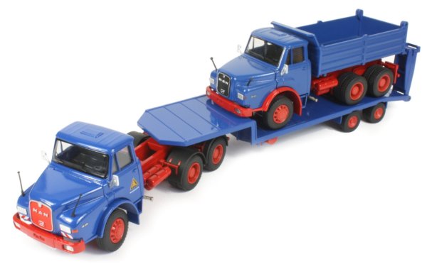 MAN DHAS 24.240 3-axle Truck with 2-axle Low Loader