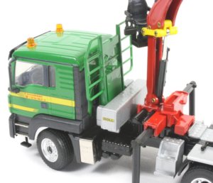 MAN with Doll Log Transporter