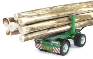 MAN with Doll Log Transporter