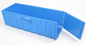 MAN 3-axle skip truck