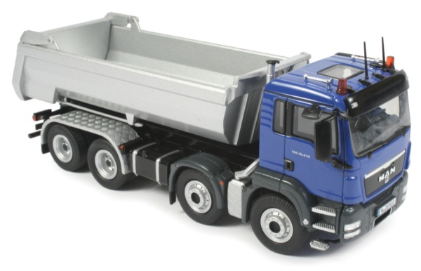 MAN TGS 4-axle Tipper with Halfpipe Body