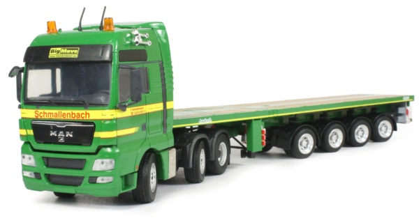 MAN TGX with Nooteboom 3XL Teletrailer