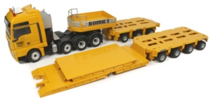 MAN TGX XXL with Goldhofer Drop-Centre Trailer