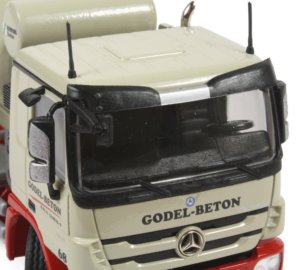 Mercedes Actros MP3 with Stetter mixing body